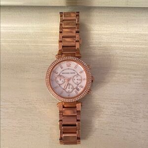 Michael Kors Rose Gold Watch